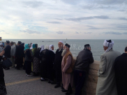 بالصور: وفد اسلامي من طاجكستان في زيارة لمدينة يافا ؟! ........